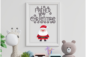 Santa's Beard Curly Christmas Font