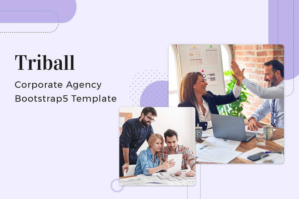 Corporate Agency Bootstrap Template, a Bootstrap Template by HasThemes (Photo 1 of 3)