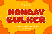 Monday Bulker, a Script Font by Basnistudio (Thumbnail 1 of 7)