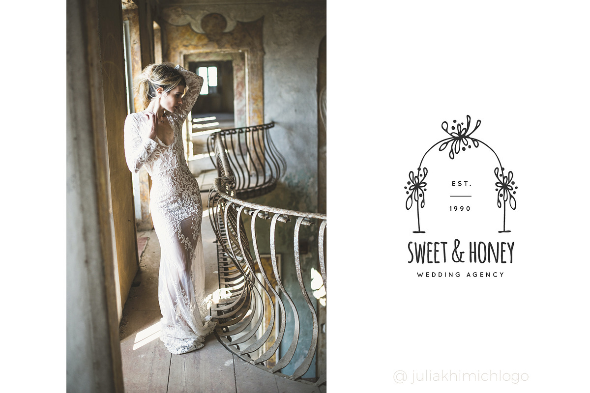 Logo Pack Vol.1. Romantic & Wedding, a Branding & Logo Template by Mint Air Studio (Photo 19 of 22)