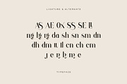 Jangor ligature serif typeface, a Serif Font by yaqublekker (Thumbnail 9 of 10)