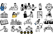 Political Protest Icon Pack, an Illustration by designvectx (Thumbnail 3 of 3)