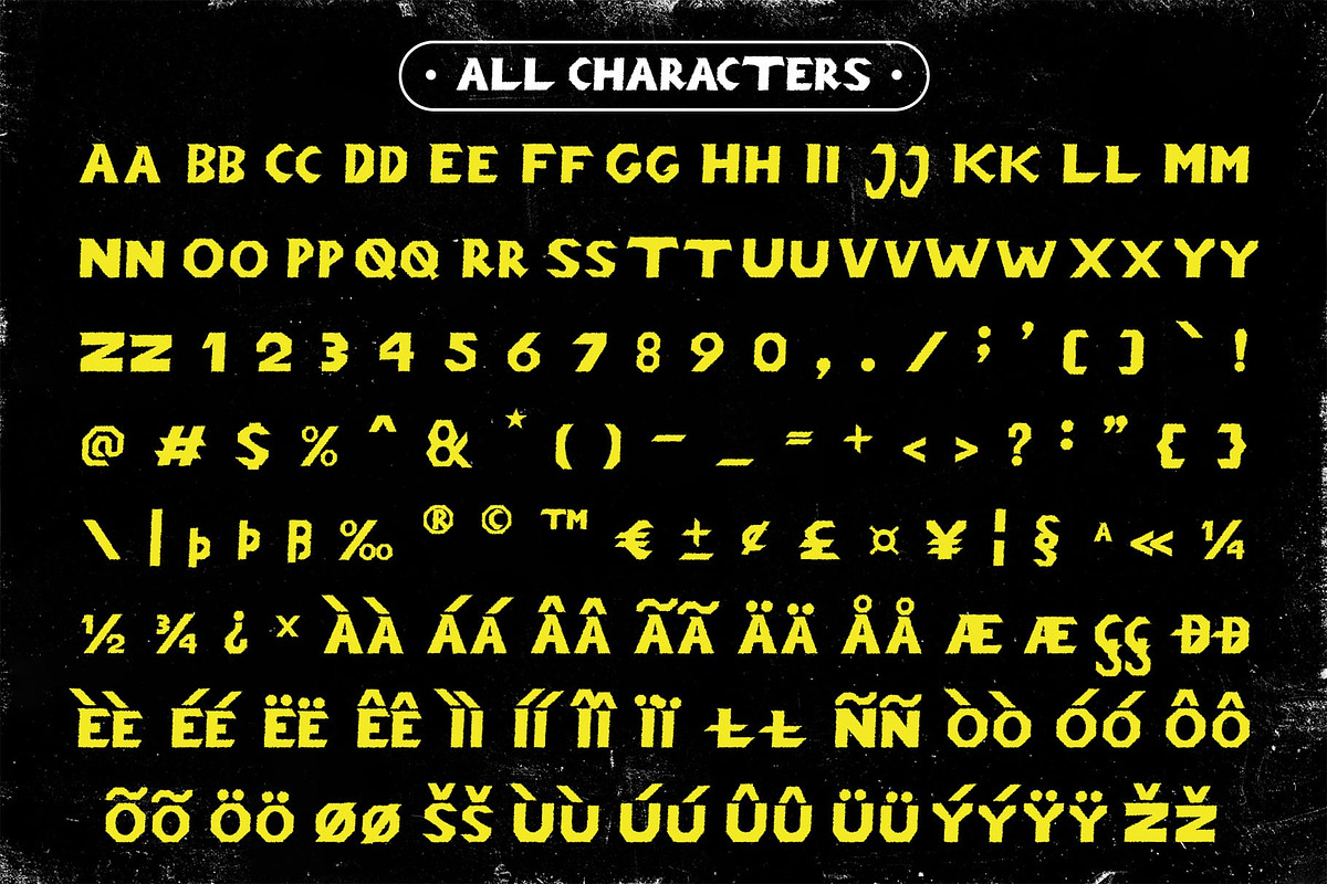 Montire Rough, a Sans Serif Font by Craft Supply Co. (Photo 8 of 8)