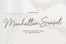 Manhattan Sunset Font