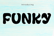 Funky Font, a Script Font by Cutie_Kate_Studio (Thumbnail 1 of 6)