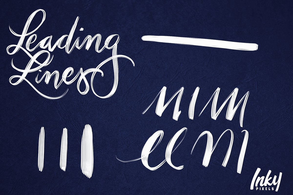 Inky Lettering Procreate Brushes, a Brush Add-On by Inky Pixels (Photo 10 of 10)