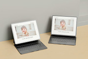 iPad With Keyboard Mockup, an iPad Mockup by zpackcreative (Thumbnail 3 of 5)