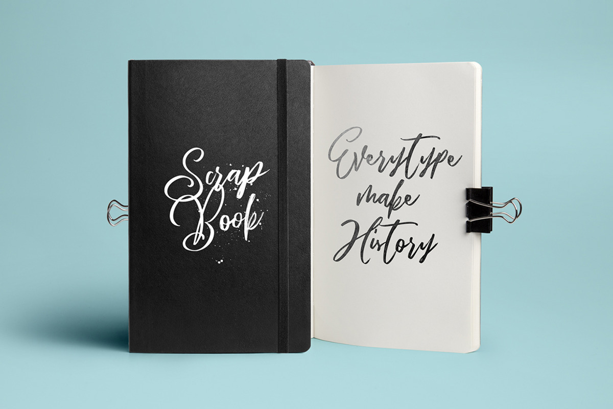Cursive Script Handmade Brush preview 2