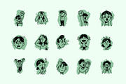 Animated Reaction Doodle Icon, an Outline Icon by Vectors Market (Thumbnail 3 of 4)