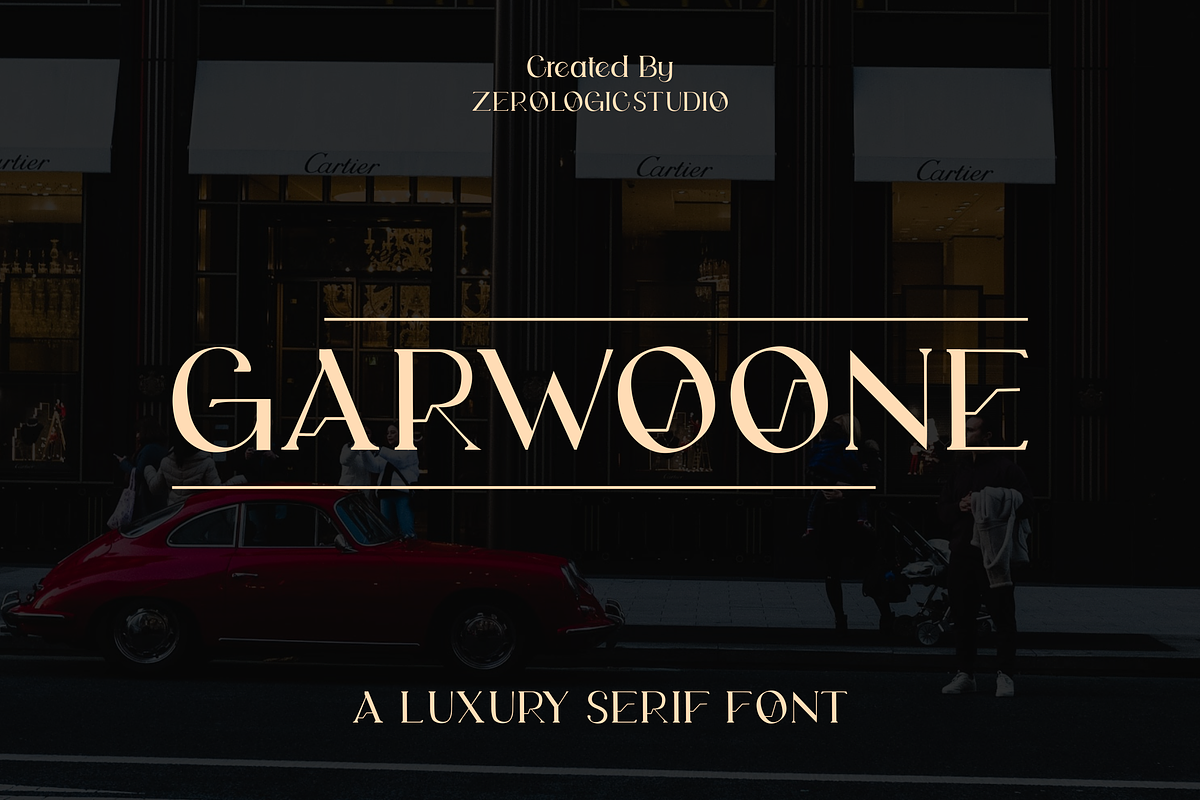 Garwoone Luxury Serif Font, a Serif Font by zerologicstudio (Photo 1 of 11)
