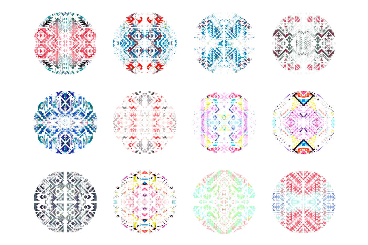 Colorful tribal patterns vol1, a Pattern Graphic by Art Sproot (Photo 7 of 8)