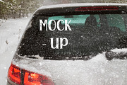 Car Window Mockups | Winter Mockup, a Templates & Theme by VetalStock (Thumbnail 2 of 5)