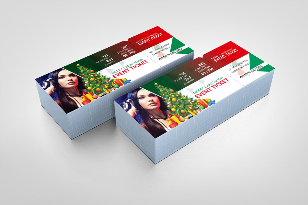 Premium Event Ticket Template, a Card Template by BrandlyTemplate (Photo 1 of 3)