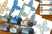 Happy Hanukkah watercolor set, an Illustration by DollyPotterson (Thumbnail 7 of 7)