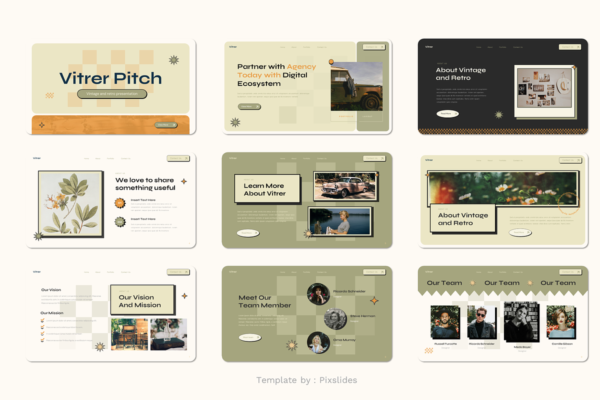 Vintage and Retro Keynote, a Presentation Template by Pixslides (Photo 2 of 5)