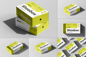 Shoe Box Mock-up, a Packaging Mockup by Yogurt86