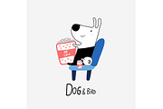 Dog & Bird Collection 3, an Animal Illustration by Irene Loal (Thumbnail 7 of 11)