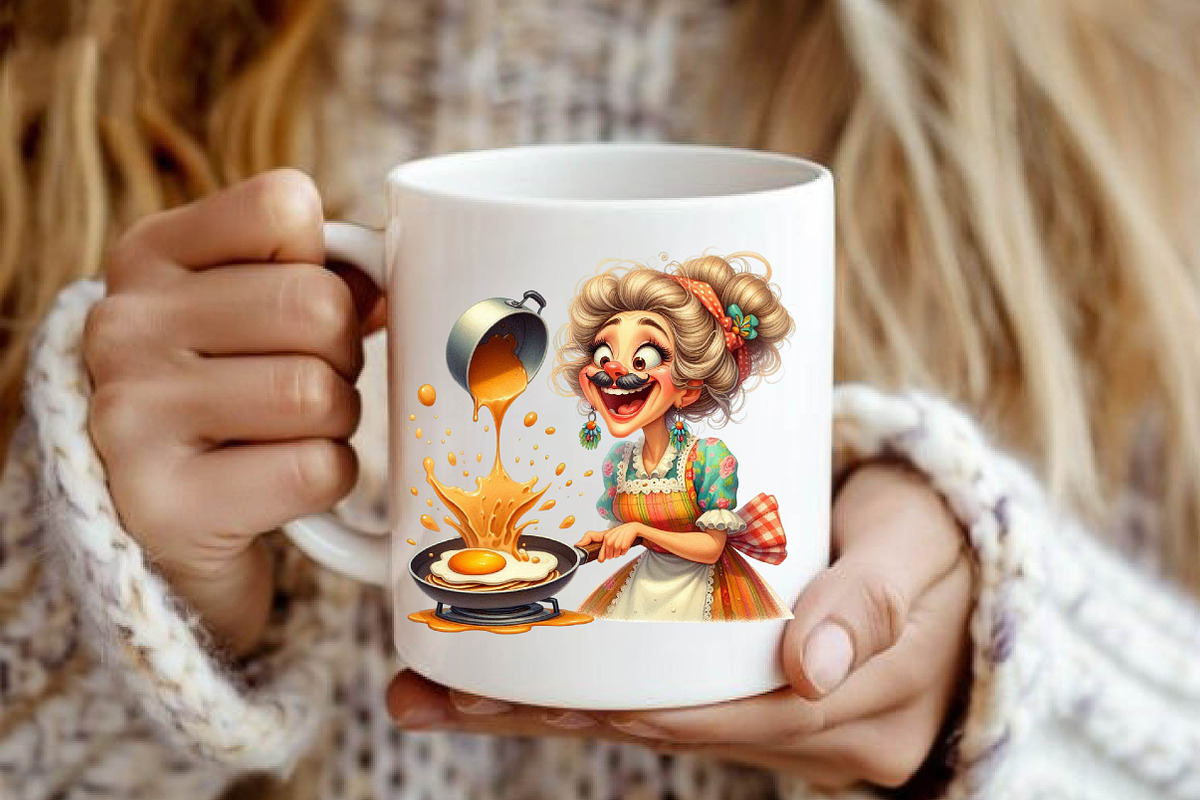 Quirky Chaotic Housewife Clipart, a Person Illustration by fashionaddict (Photo 7 of 7)