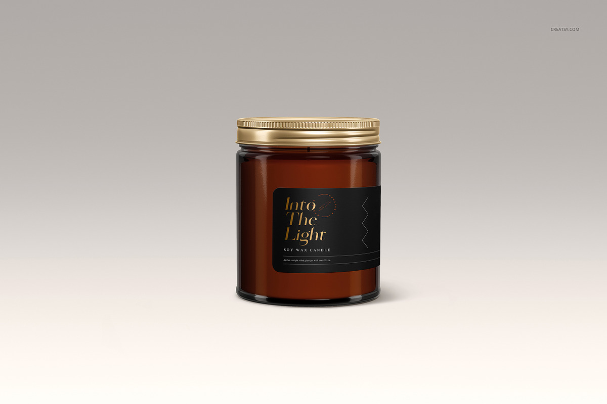 Amber Jar Candle Mockup Set, a Packaging Mockup by creatsy5 (Photo 6 of 11)