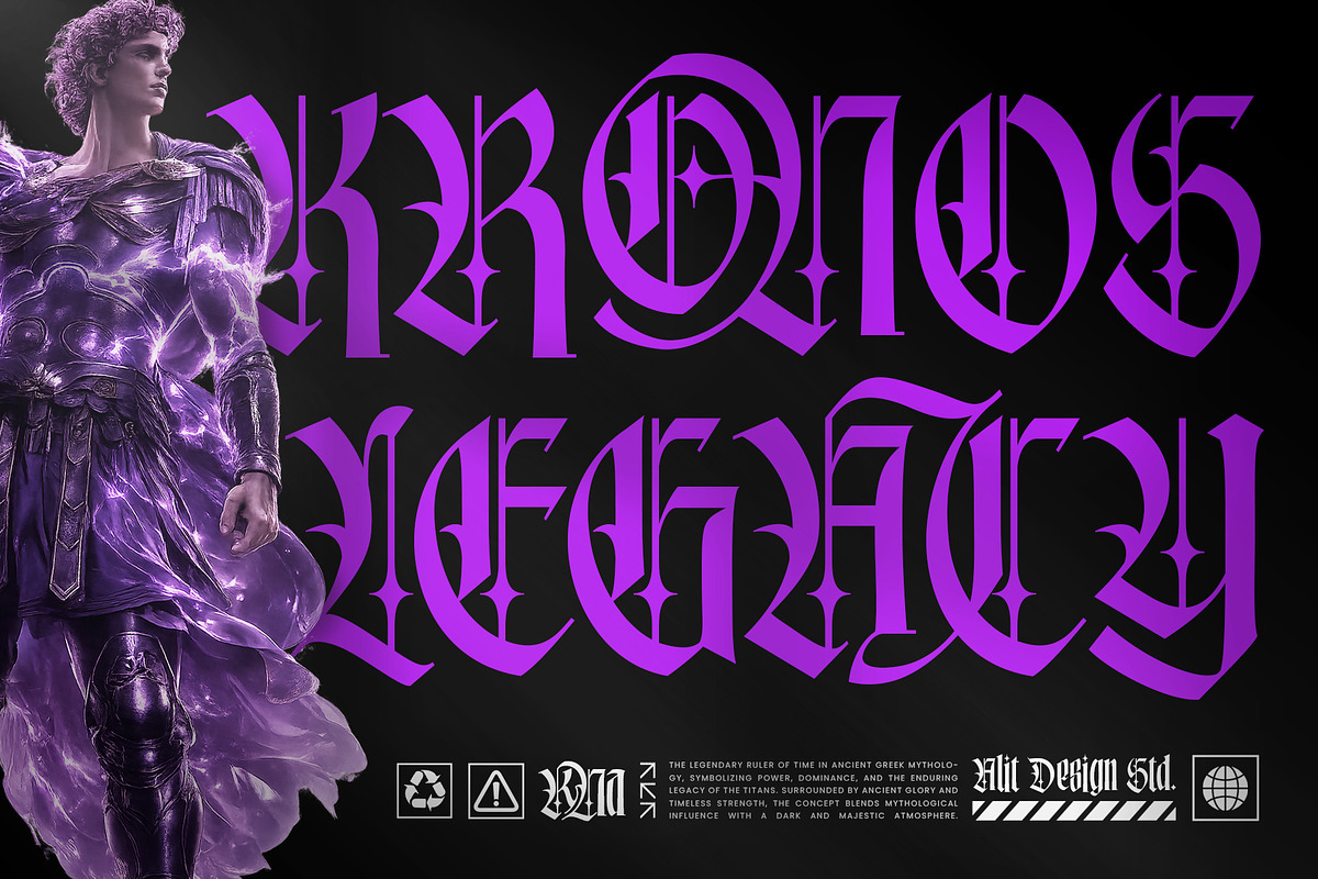 Marble Galaxy Typeface, a Blackletter Font by alit design (Photo 2 of 20)