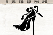 Stencil Stiletto Heels, a Decorative Illustration by MARYCRAFTIRIA (Thumbnail 1 of 3)