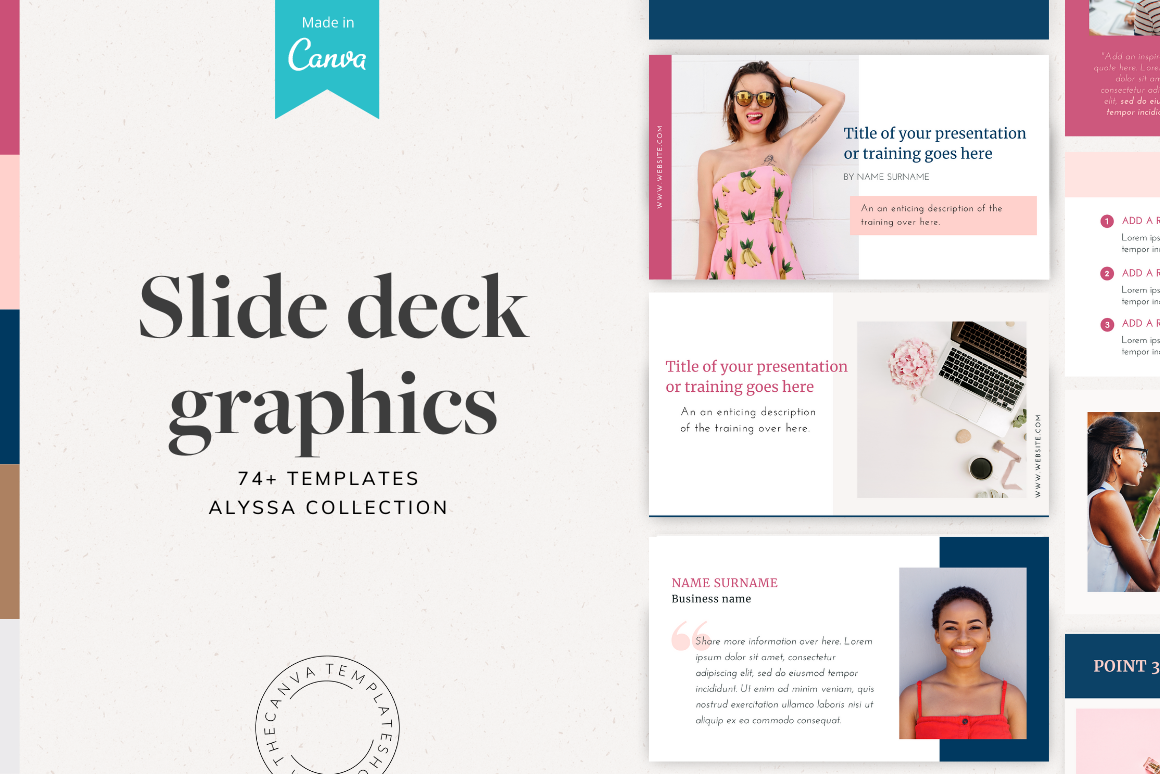 Alyssa Slide Deck Canva Templates, a Presentation Template by The Canva ...