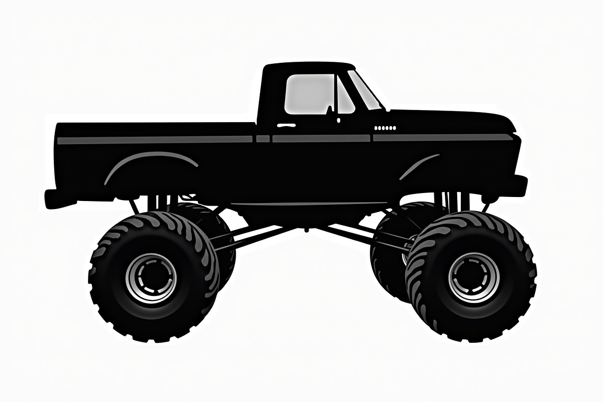 Monster Truck Collection, an Illustration by hafijul (Photo 9 of 9)
