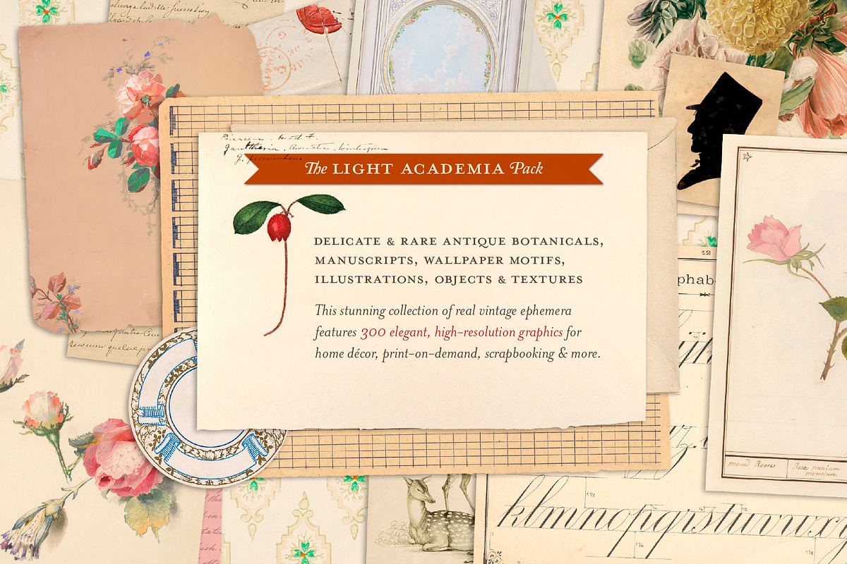 BUNDLE: 600 Academia Ephemera, an Object Graphic by The Object Atlas (Photo 3 of 16)