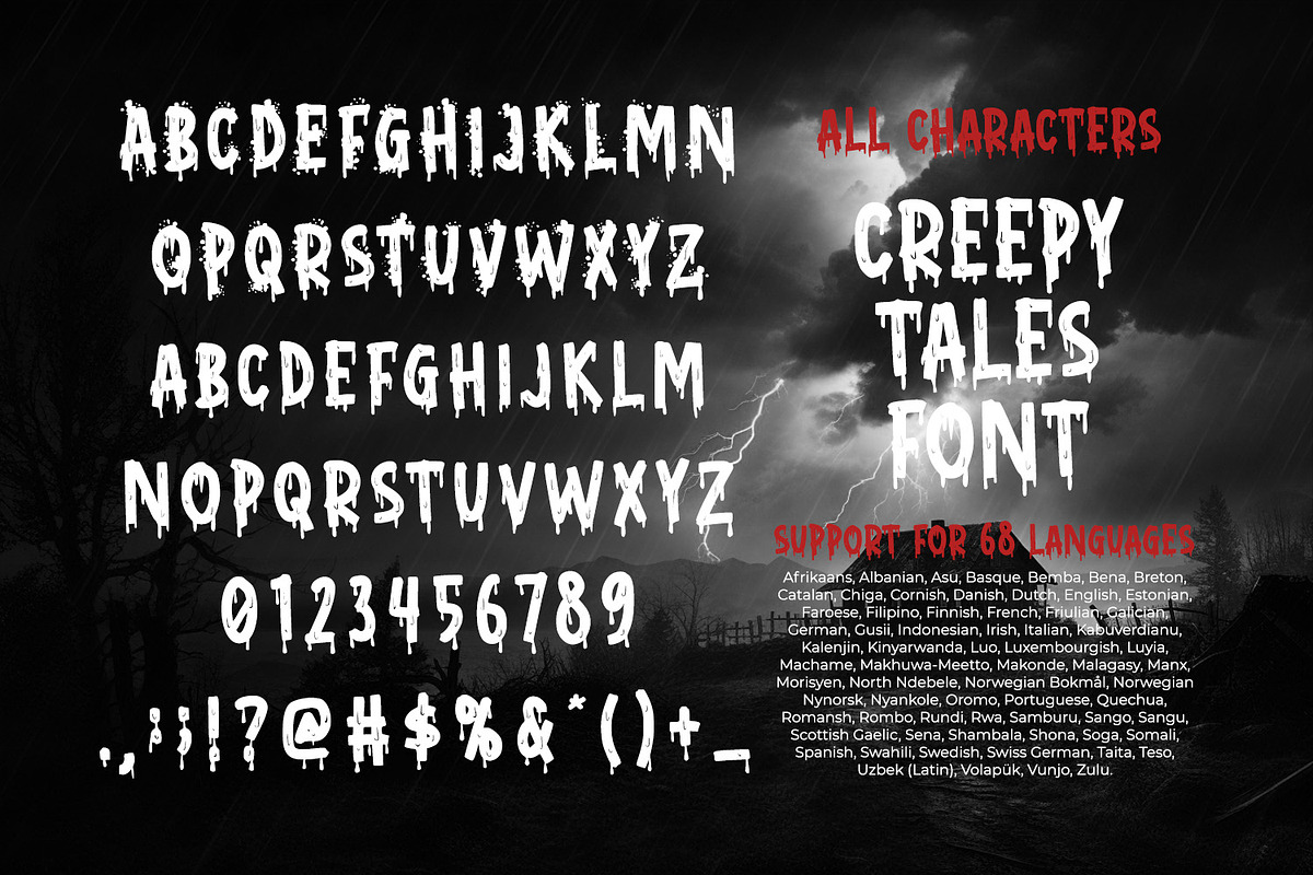 Creepy Tales, a Handwritten Font by Ditatype (Photo 9 of 10)