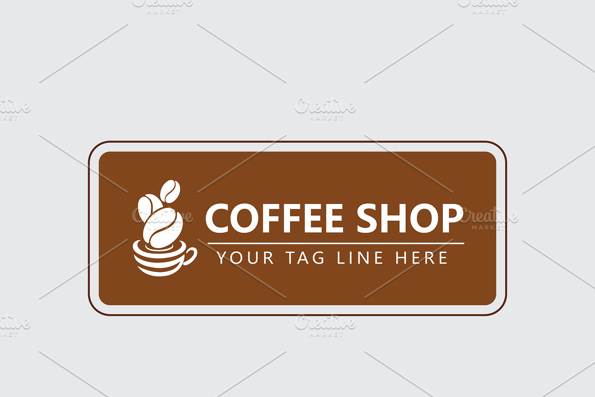 Sweet coffee shop logo, a Branding & Logo Template by Toufiqul