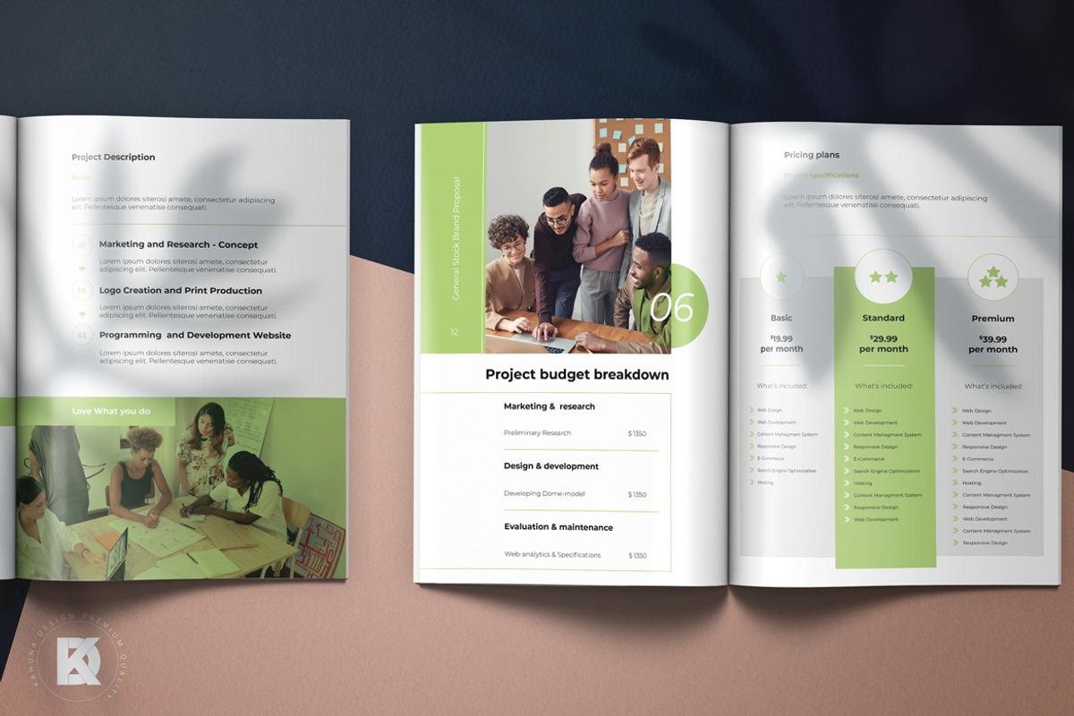 Green Project Proposal, a Brochure Template by Kahuna Design (Photo 8 of 11)