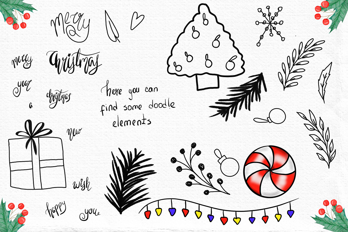 Watercolor Winter Friends, a Decorative Illustration by TanataDesign (Photo 4 of 10)