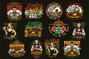 Gambling t-shirt designs, a Branding & Logo Template by DGIM studio (Thumbnail 3 of 9)