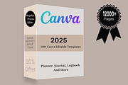 100+ Editable Canva Templates 2025, a Graphic by shopcosm (Thumbnail 1 of 3)