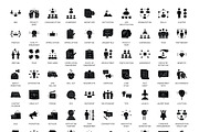 600 Business Concept Doodle Icons, a Solid Icon by vectorstank (Thumbnail 4 of 4)