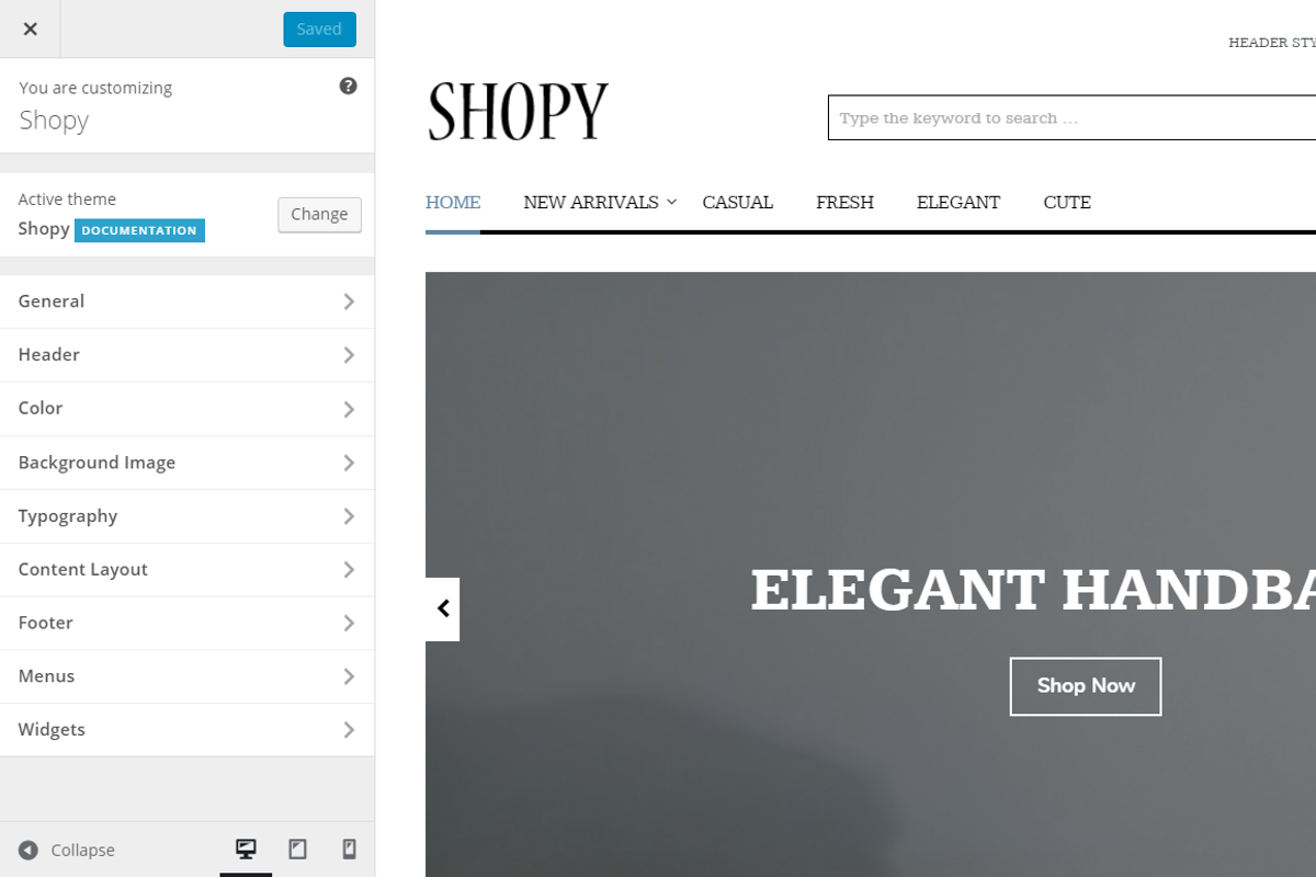 Shopy WordPress Theme, a WordPress Template by Theme Junkie (Photo 3 of 4)