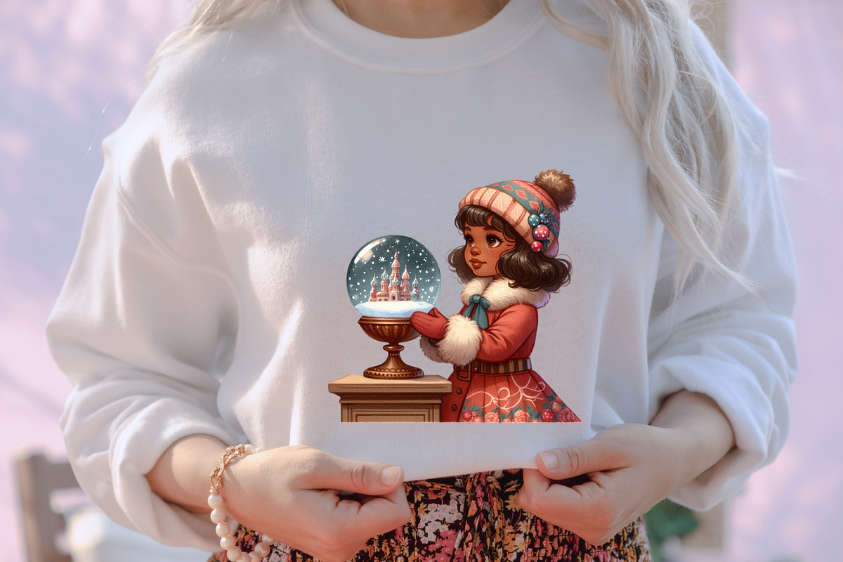 Christmas African American Clipart, an Illustration by designcity5 (Photo 4 of 5)