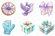 Christmas Pastel Cookie Clipart Bund, an Illustration by DreamPrint404 (Thumbnail 7 of 7)