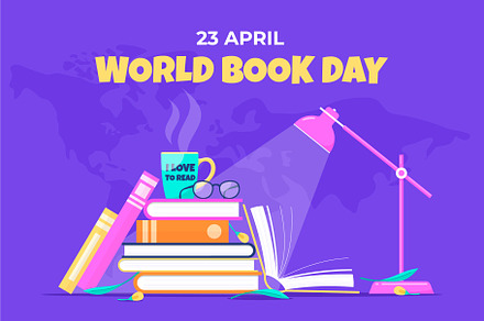 World book day illustration