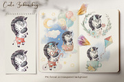 Cute Tropical animals clipart., an Animal Illustration by Yuliya Art (Thumbnail 23 of 33)