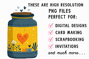 Whimsical Cozy Valentine Clipart, an Illustration by Libby Wishes (Thumbnail 6 of 6)