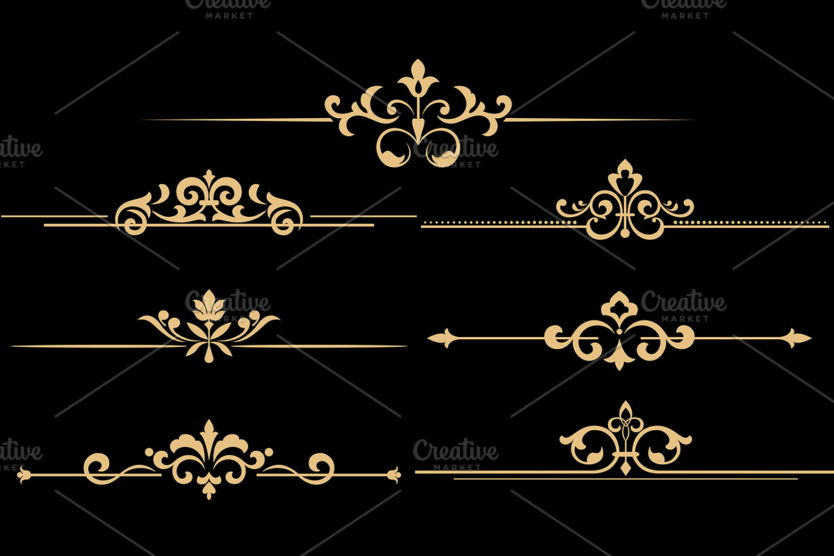 Set of floral elements, a Decorative Illustration by RODINA (Photo 1 of 3)