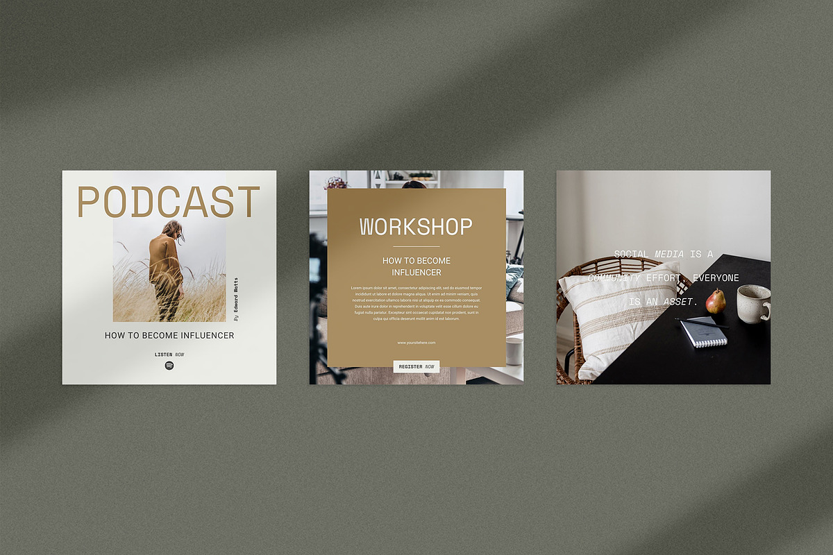 Influencer Instagram Pack | PS CANVA, a Social Media Template by Visuel Colonie® (Photo 18 of 18)