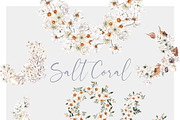 Salt Coral. Sea shell and flowers., an Object Illustration by ma_i_vi (Thumbnail 11 of 12)