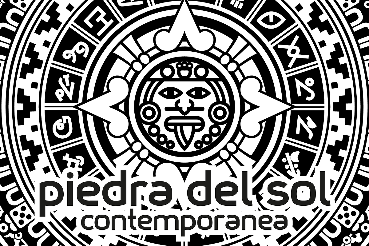 Aztec Calendar Contemp, an Object Graphic by Ixipcalli (Photo 1 of 7)