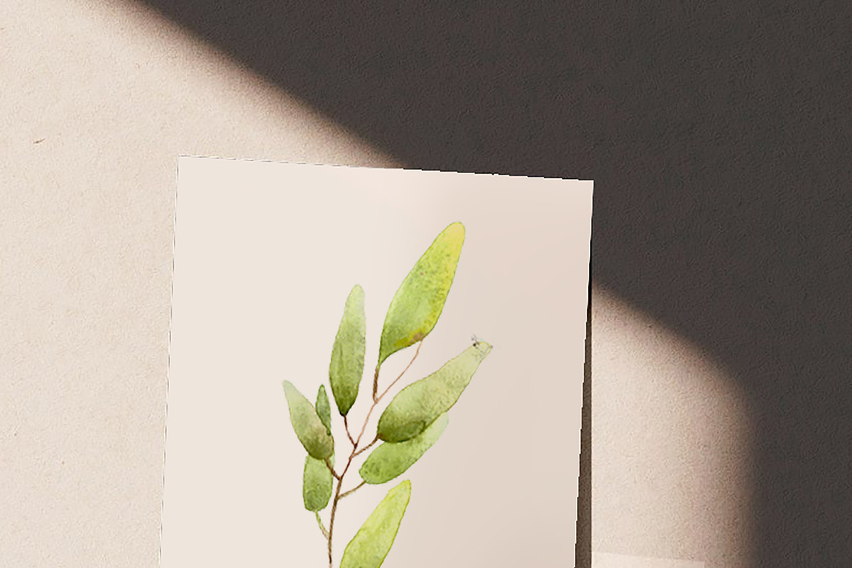 Watercolor eucalyptus greenary, a Graphic by Olesya Morokhovets (Photo 4 of 4)