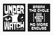 Basler - Reverse Contrast Sans, a Sans Serif Font by Mbonster Design Studio (Thumbnail 7 of 15)