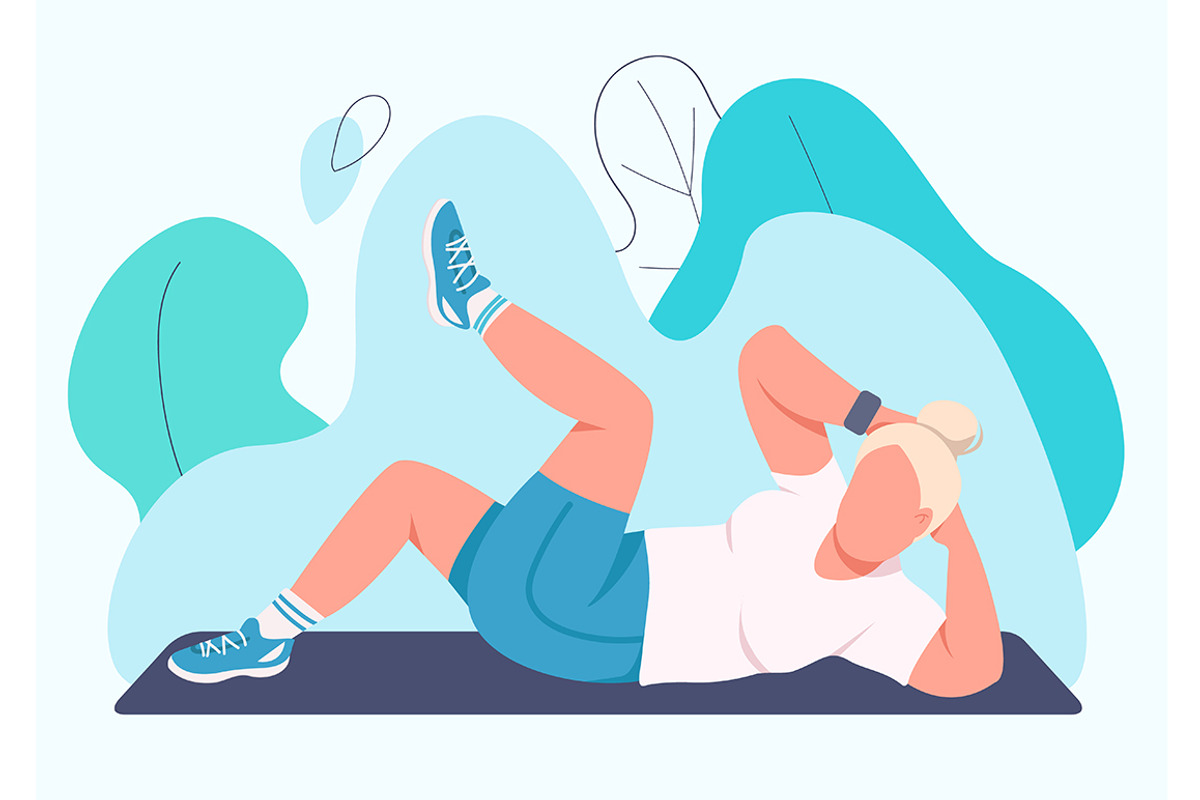 Working out people characters set, a Person Illustration by IMG visuals characters (Photo 5 of 10)