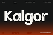 Technology Future Sans Font - Kalgor, a Sans Serif Font by Font Liner (Thumbnail 1 of 10)