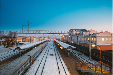 Gomel, Belarus. Trains And Railway, an Architecture Photo by Our Amazing World